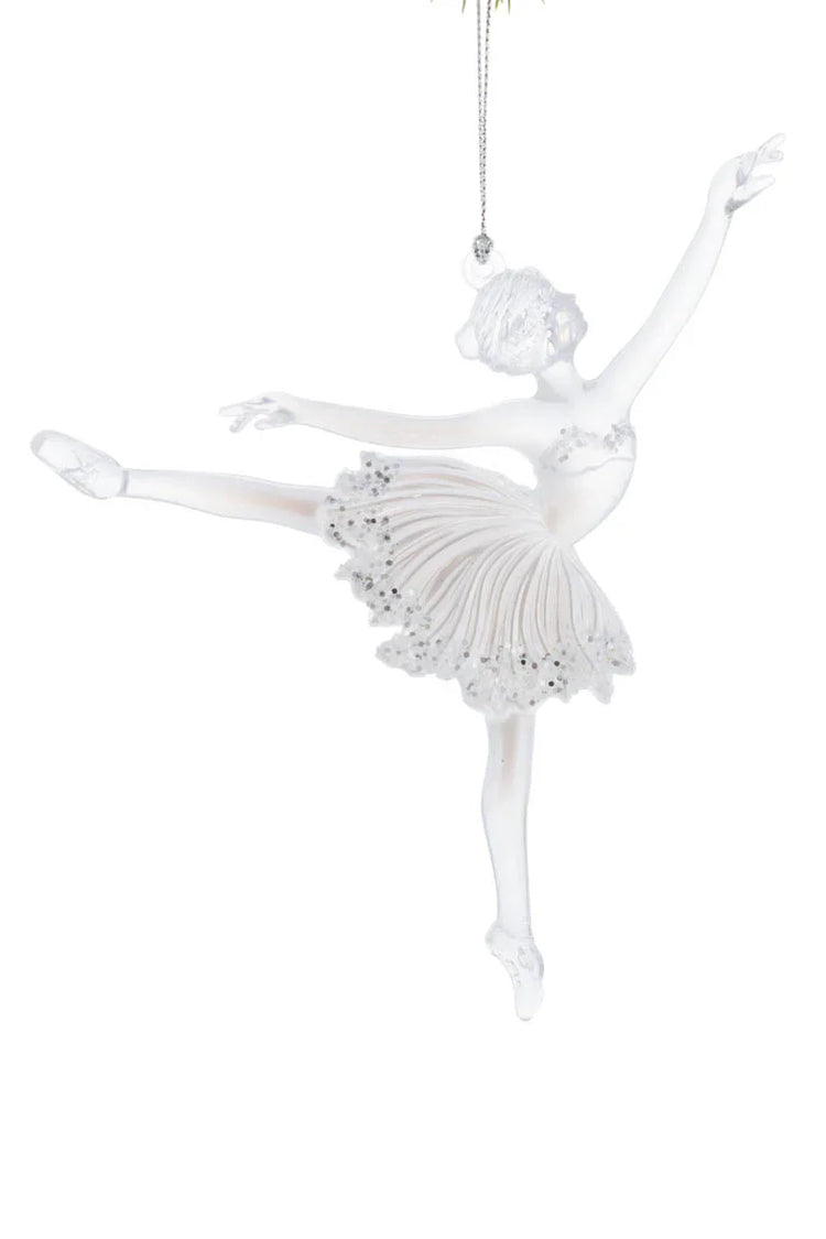Elegant Acrylic Ballerina Ornament