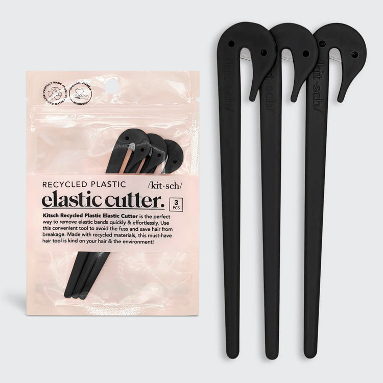 Kitsch Eco-Friendly Elastic Cutters in Black 8169
