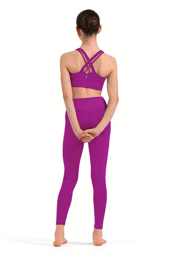 Bloch Opulence Kids Back Cross Strap Crop Top CZ30037