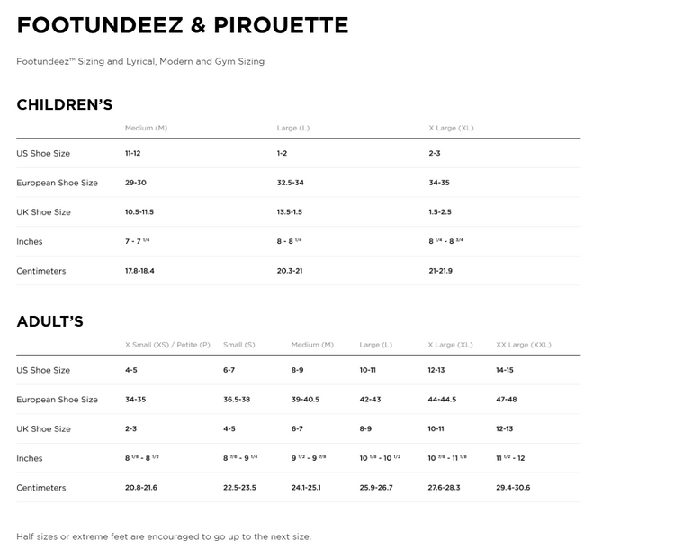 Capezio FootUndeez H07