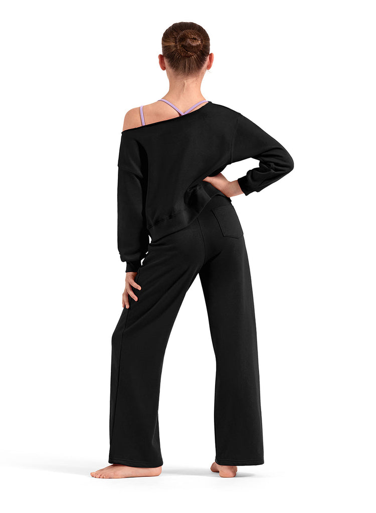 Mirella Adagio Kids Off the Shoulder Sweatshirt M30022C