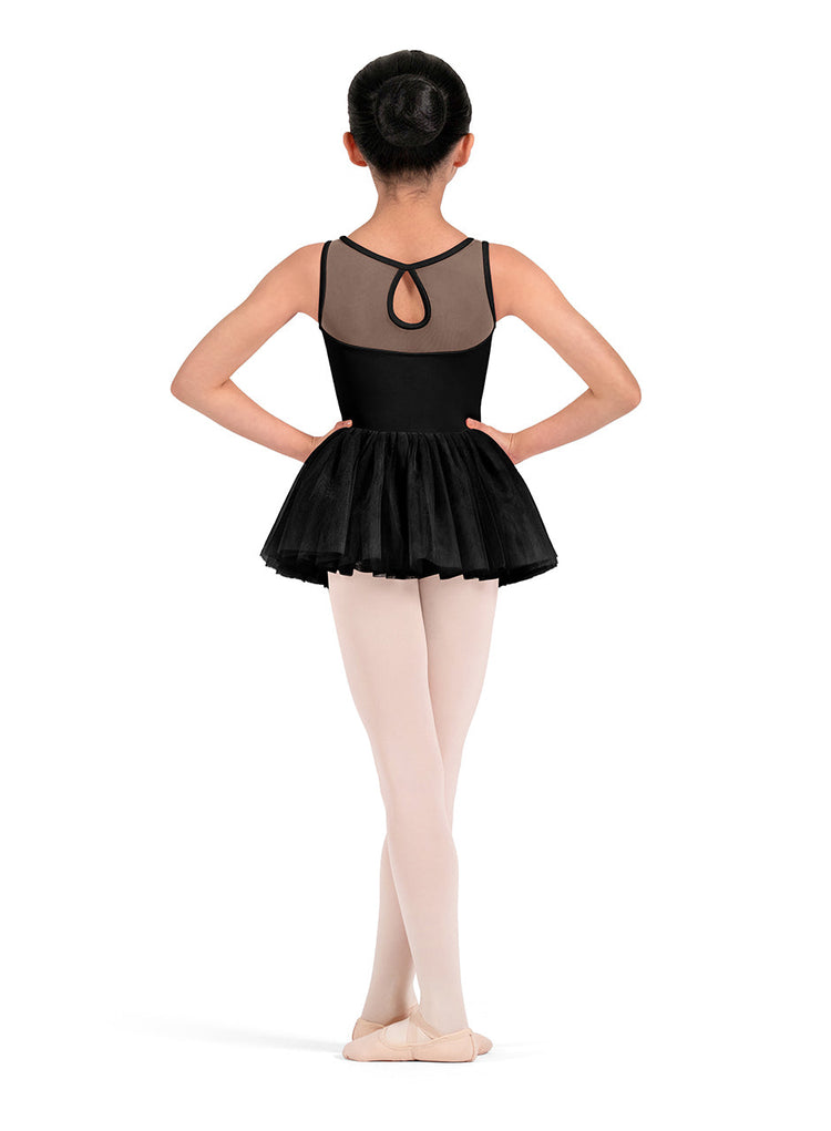 Mirella Adagio Kids Floral Keyhole Back Tutu Dress M50011C