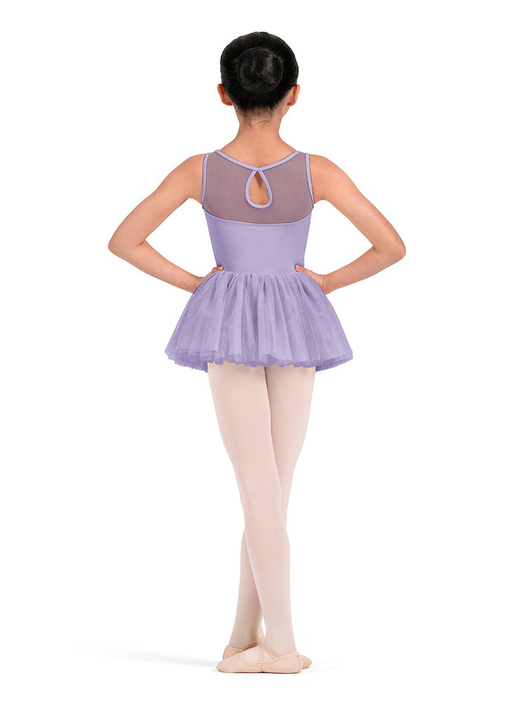 Mirella Adagio Kids Floral Keyhole Back Tutu Dress M50011C