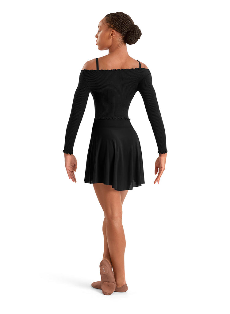 Mirella Adagio Mesh High-Low Skirt MS10005