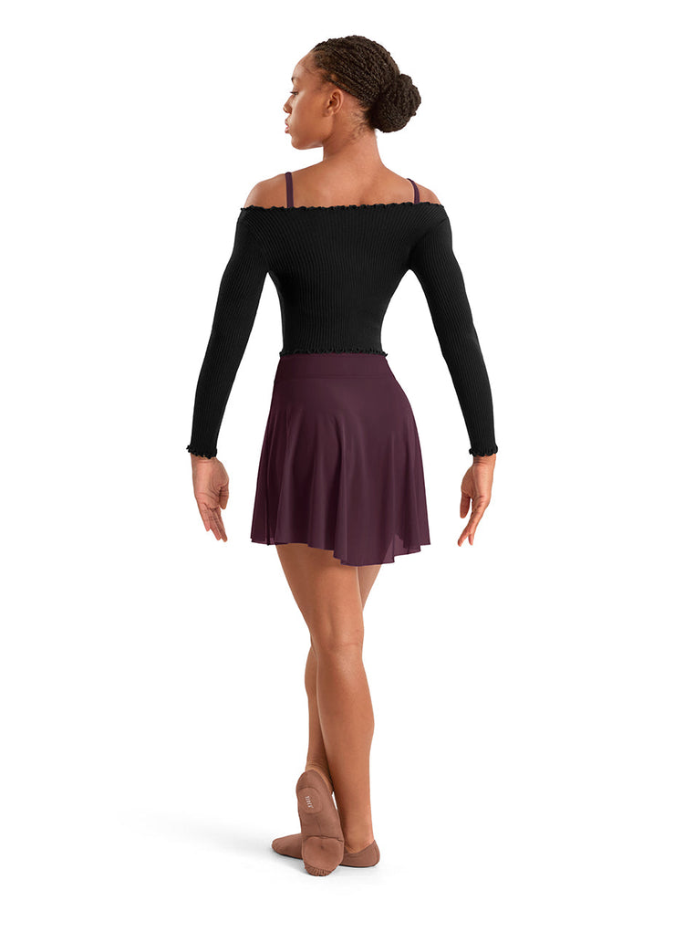 Mirella Adagio Mesh High-Low Skirt MS10005