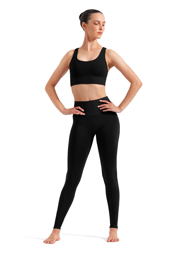 Bloch Opulence Back Cross Strap Crop Top Z30032