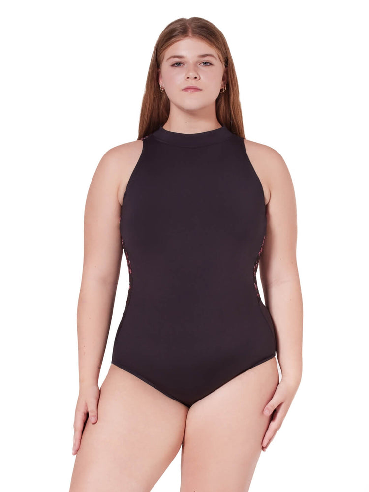 Capezio Embellish High Neck Leotard F12403W