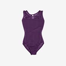 Boatneck Lace Peekaboo Back Leotard