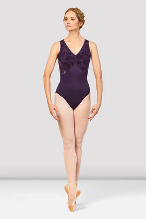 Cosima Gathered Front Tank Leotard