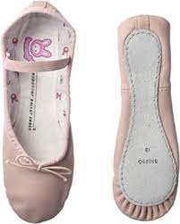 Dansoft Leather Ballet Shoe in Pink in Toddler Sizes SO225
