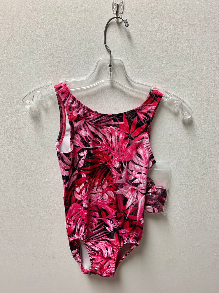 Gymnastics Printed Tank Leo Scrunchie Set