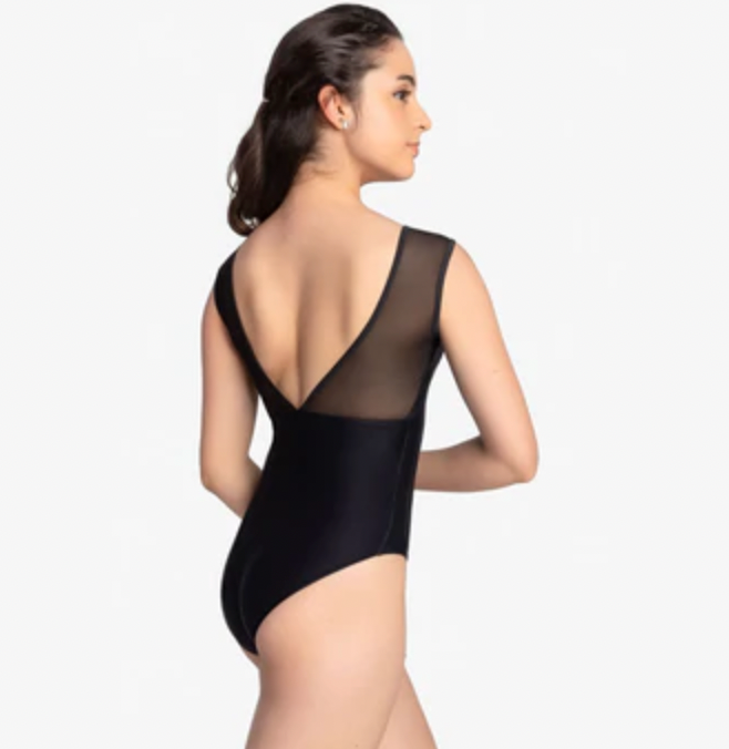 Alesia Tank Leotard with Boning Detail