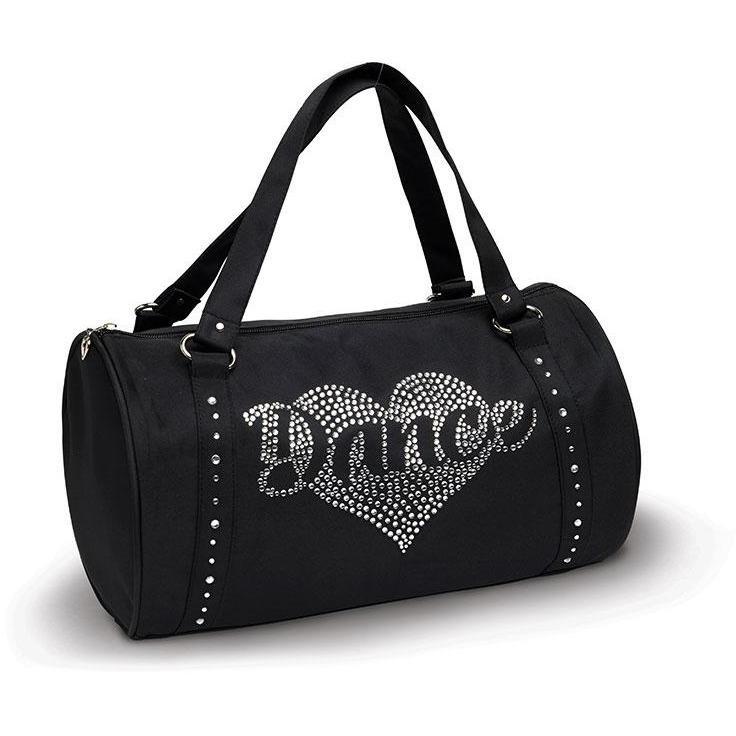 Rhinestone Heart Duffle