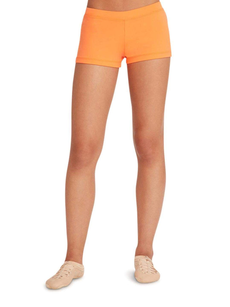 Neon Orange Dance Shorts