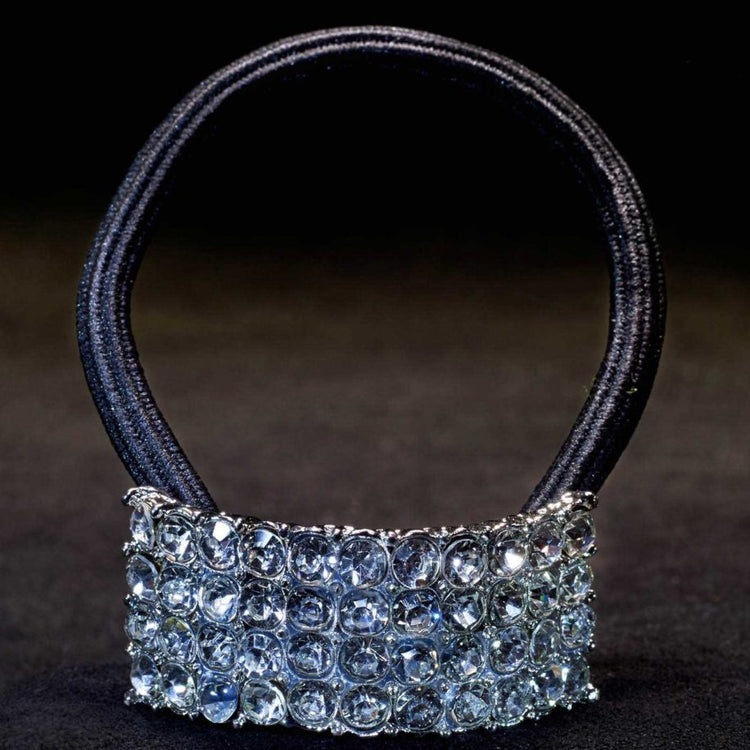 Small Ponytail Elastic – Crystal