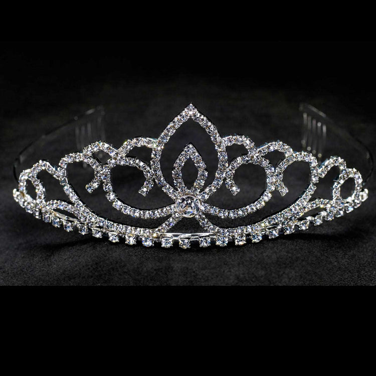 Crystal Tiara with Comb