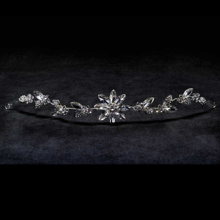 Rhinestone Sunflower Bun Wrap - 27cm