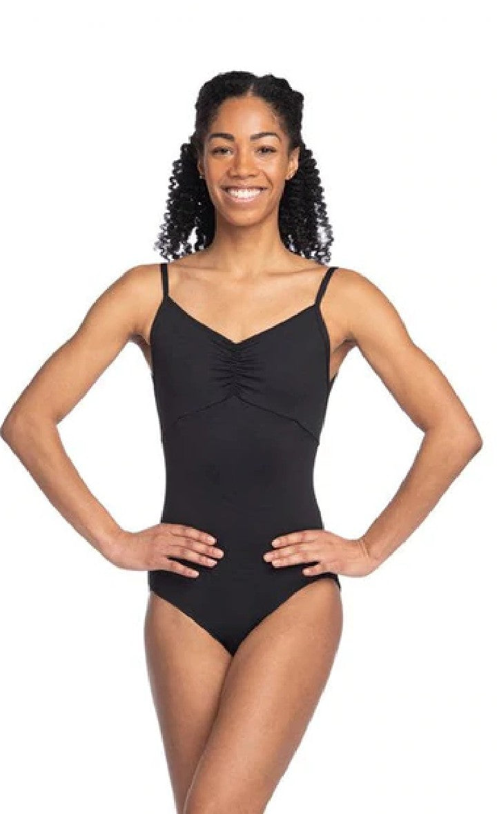 Thais Camisole Leotard with Mesh Details