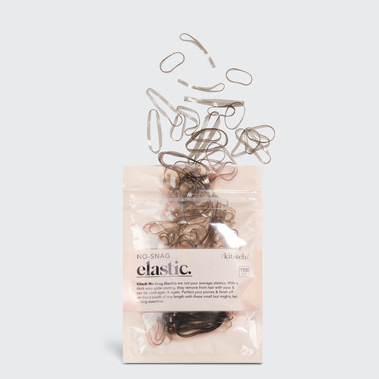 Kitsch No-Snag Elastics Brown 1344