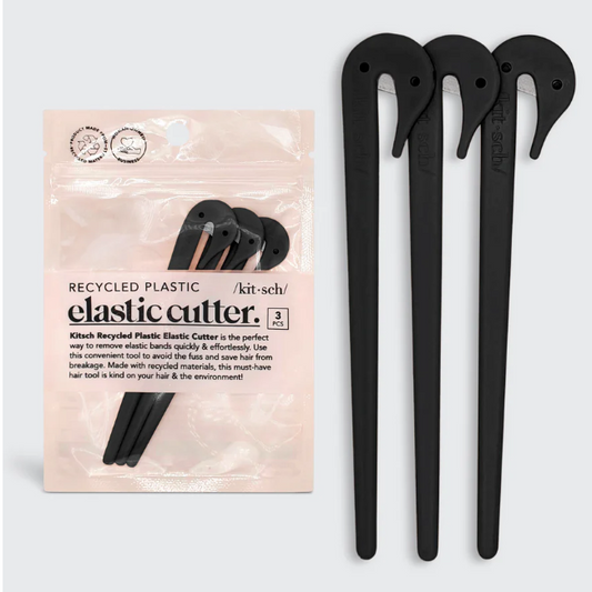 Kitsch Eco-Friendly Elastic Cutters in Black 8169