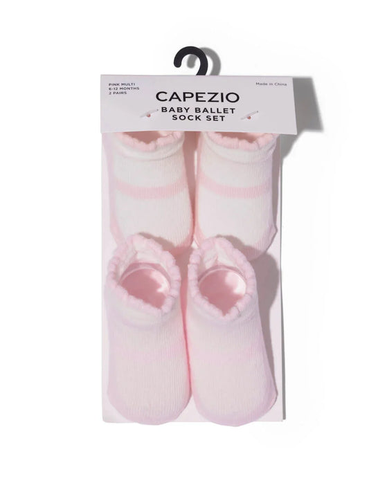 Capezio Baby Ballet Sock (2-Pack) BC100C
