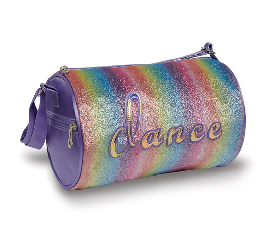 Danshuz Rainbow Glitter Dance Duffel B20518