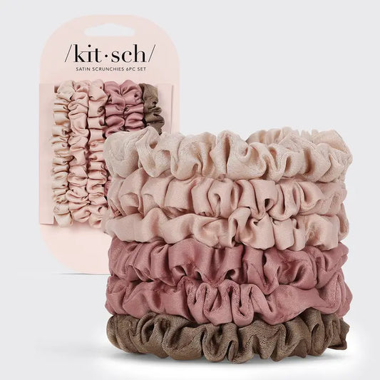 Kitsch Ultra Petite Satin Scrunchies 60527