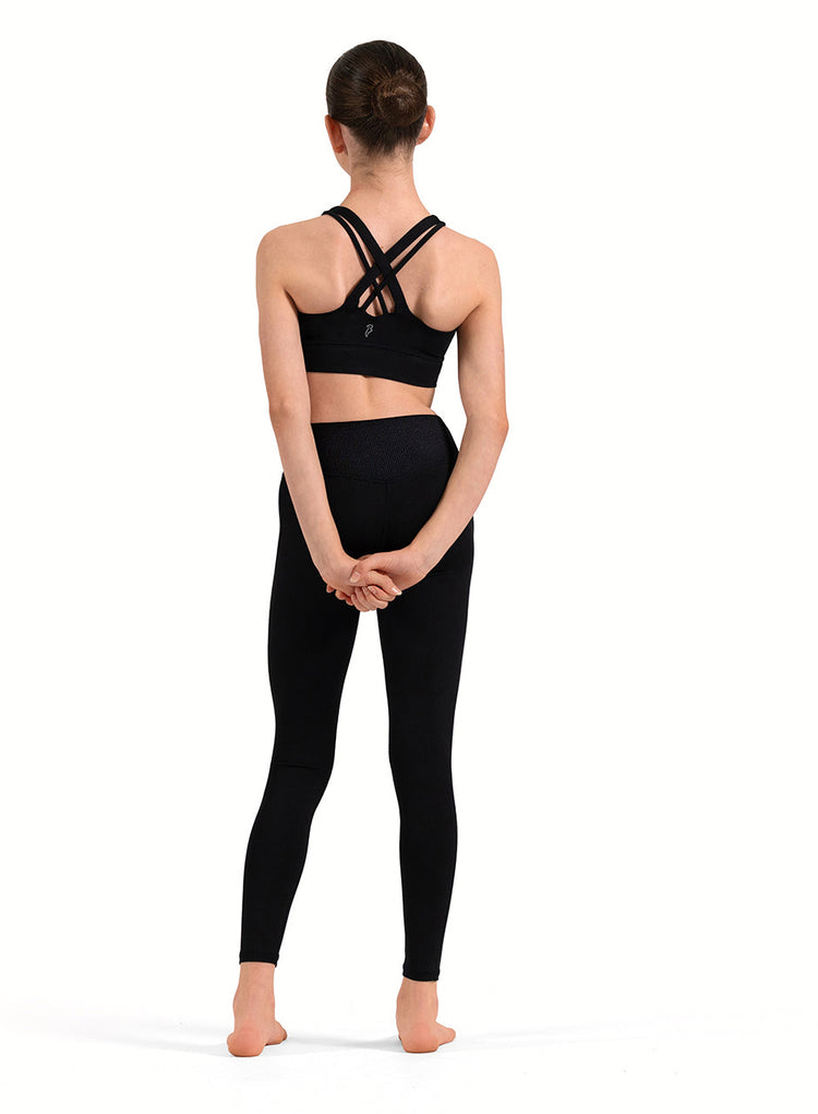Bloch Opulence Kids Rib Waistband Leggings CP80009