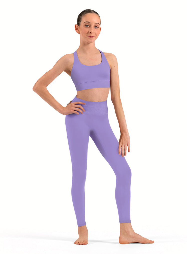 Bloch Opulence Kids Rib Waistband Leggings CP80009