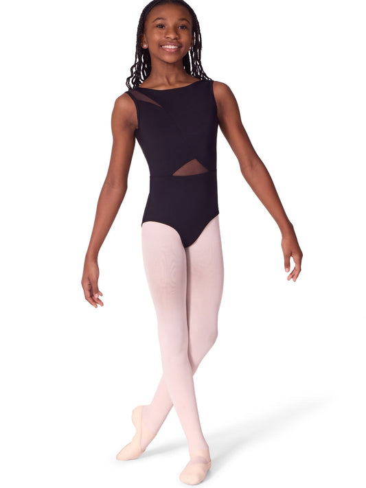 Capezio Soft Elegance Asymmetrical Boat Neck Leotard EL106T - Tween