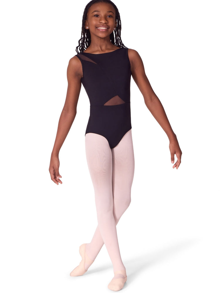 Capezio Soft Elegance Asymmetrical Boat Neck Leotard EL106T - Tween