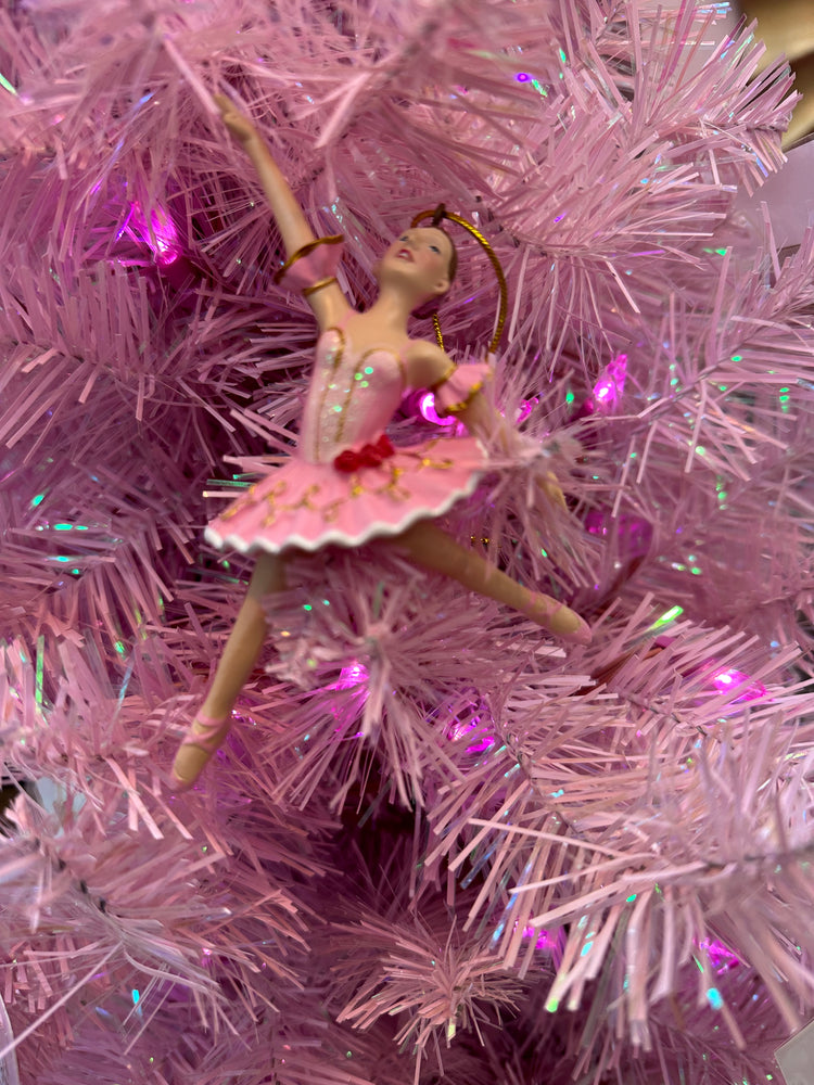 Kurt Adler Pink Ballerina Ornaments J7494