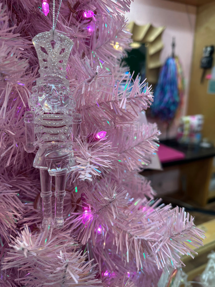 Acrylic Sparkle Nutcracker Ornament AC8924