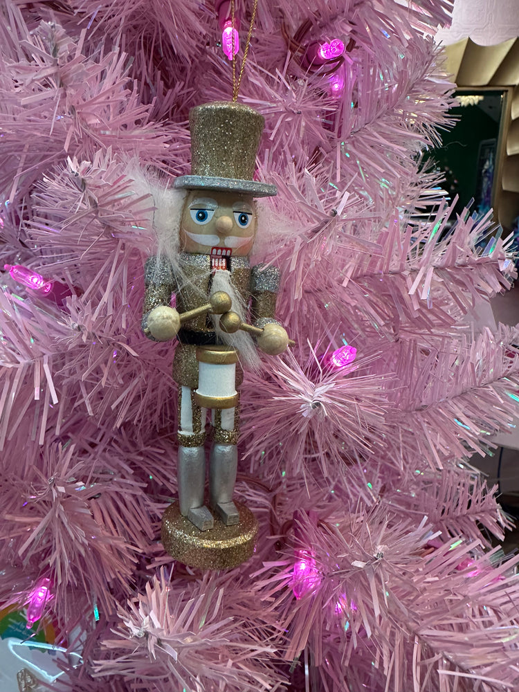 NBG Silver and Gold 5" Nutcracker Ornament ORN011