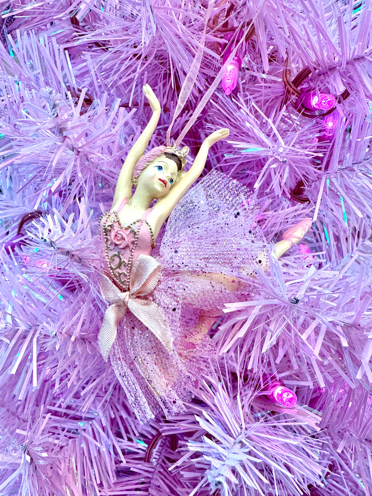Kurt Adler Pink Ballerina Ornament C8157