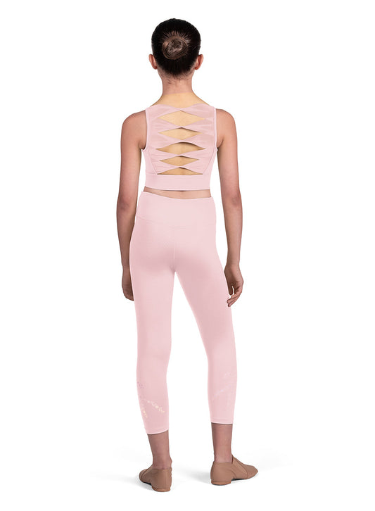 Mirella Glow Girl Twist Back Crop Top M1250C