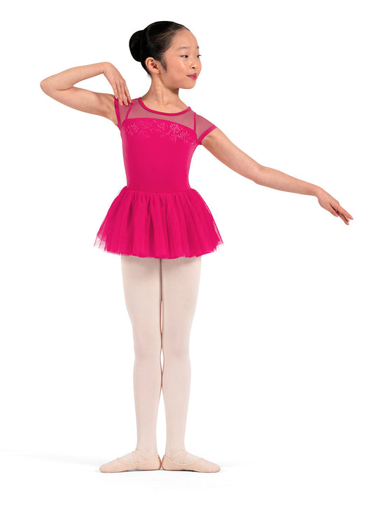 Mirella Adagio Kids Floral Embroidered Tutu Dress M20012C