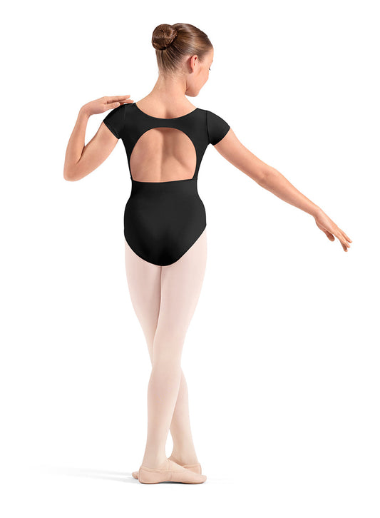 Mirella Adagio Kids Floral Embroidered Cap Sleeve Leotard M20013C