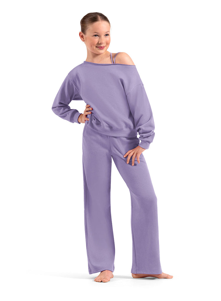 Mirella Adagio Kids Off the Shoulder Sweatshirt M30022C