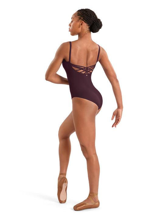 Mirella Adagio Floral Embroidered Back Strap Leotard M70008LM