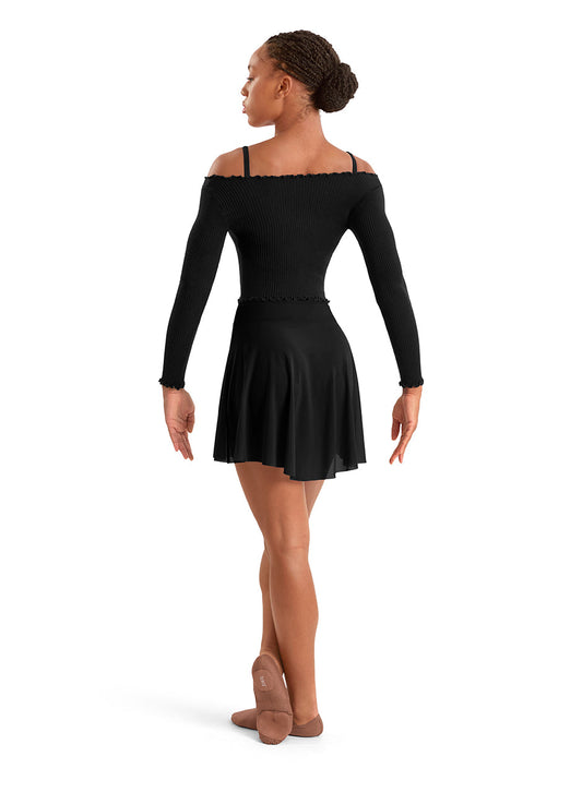 Mirella Adagio Mesh High-Low Skirt MS10005