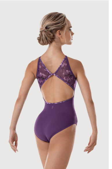 Bloch Aurora Rai High Neck Leotard with Print L4167