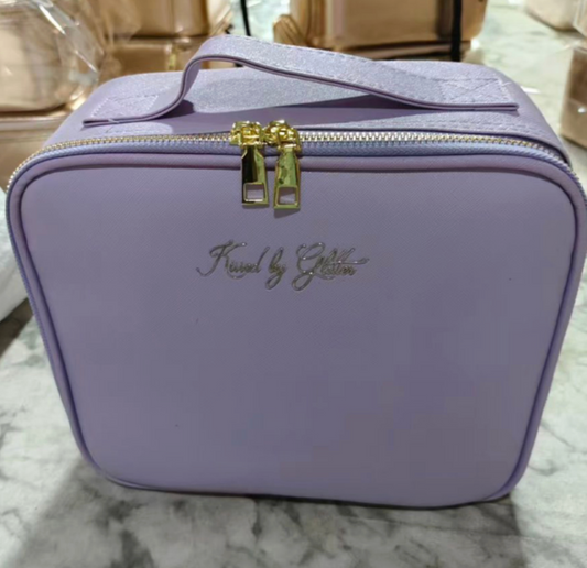 KBG Purple Cosmetic Case with LED Lighting DS2040