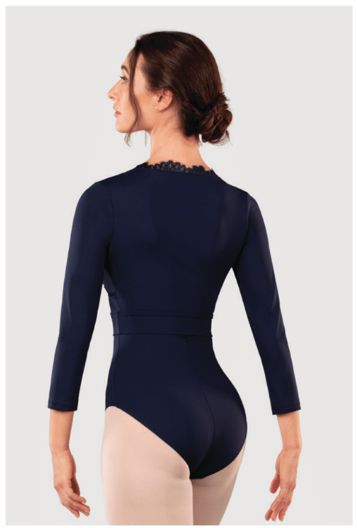 Bloch Iris Lace Trim Wrap Top Z30046