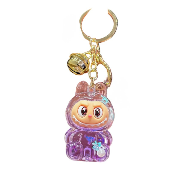 LT Shiny Quicksand Cute Monster Keychain