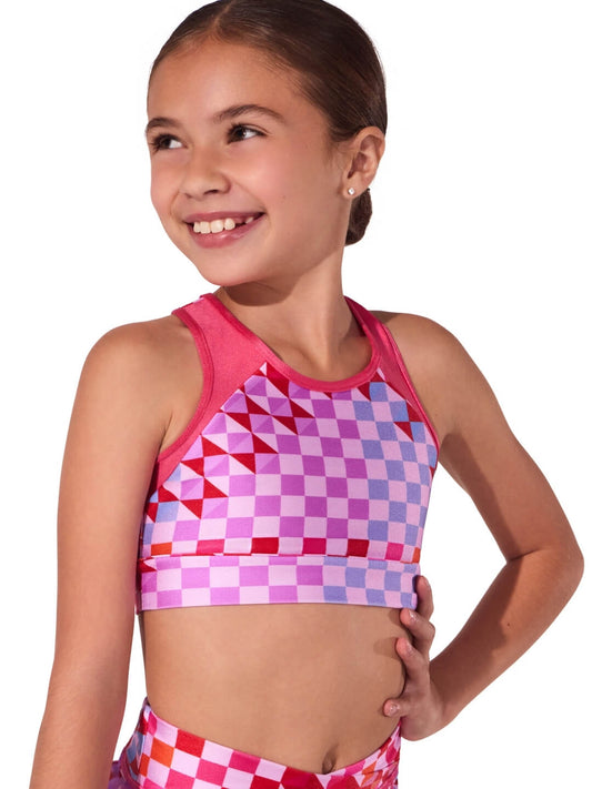 Capezio Checked Chess Tank F12654C
