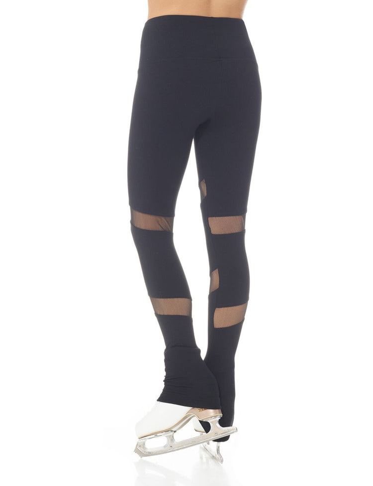 Supplex Leggings with Double Mesh Stripes