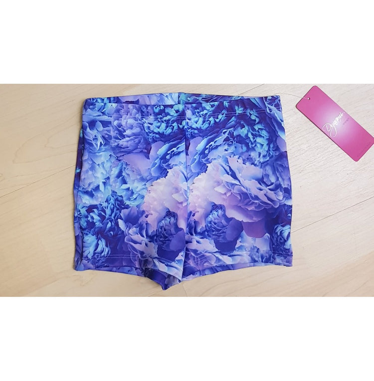 Cosmic Rose Printed Short