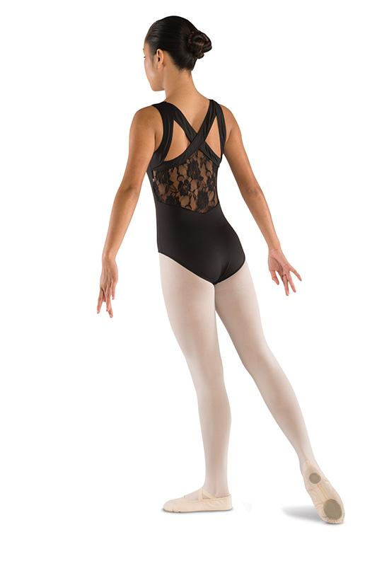 Tank Leotard with Lace Back