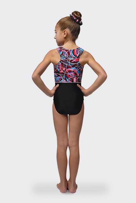 Mondor Printed Racerback Gymnastics Leotard 27897